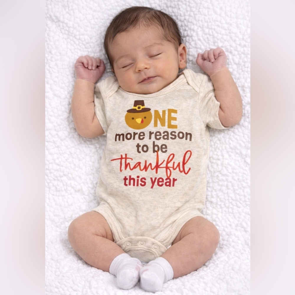 New! One more reason to be thankful this year onesie